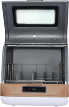 Load image into Gallery viewer, Portable Automatic Countertop Dishwasher Mini Dish Washer with Air Dry Function 3 Washing Programs 360 Degree Spraying Water