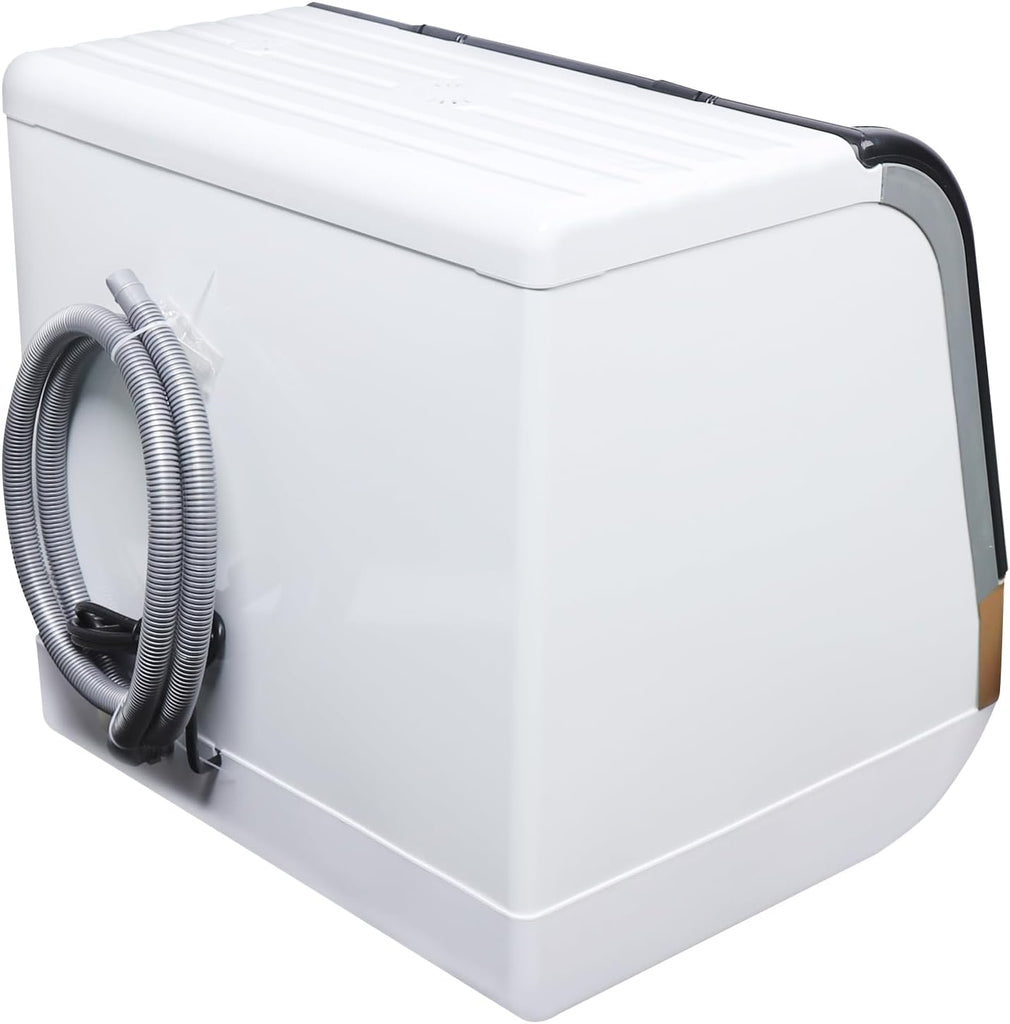 Portable Automatic Countertop Dishwasher Mini Dish Washer with Air Dry Function 3 Washing Programs 360 Degree Spraying Water