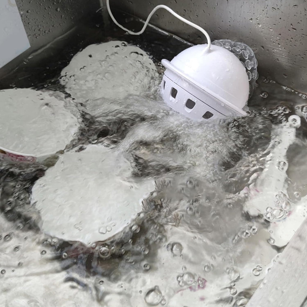 Mini Dishwasher Ultrasonic Oxo Dish Washer USB Chargeable Vegetable Washing Machine Household Sink Washer Device