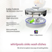 Load image into Gallery viewer, Kitchen Wireless Mini Dishwashers USB Ultrasonic Sink Fruit Vegetable Dish Washer Electric Portable Washing Machines