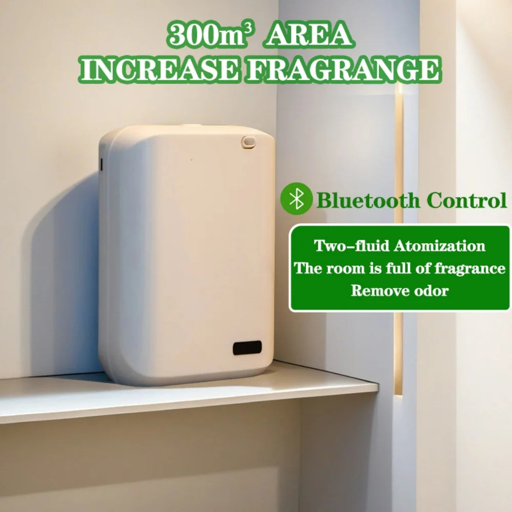 Electric Diffuser Fragrance Device Bluetooth Controlled Essential Oil Diffuser For Home 150ml Capacity Home Aromatherapy Machine